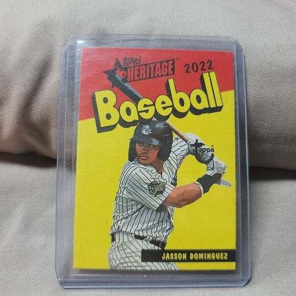 Jasson Dominguez 2022 Topps Heritage baseball card 73PC-11 - Tampa Tarpons - Picture 1 of 6